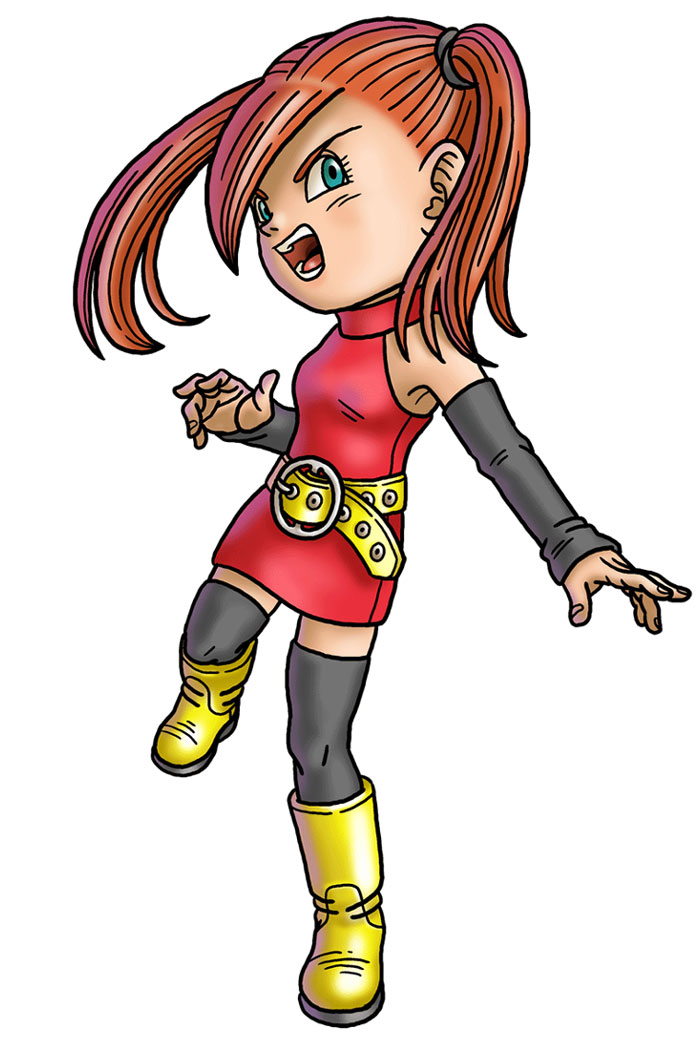 Main Character Girl Art from Blue Dragon: Awakened Shadow
