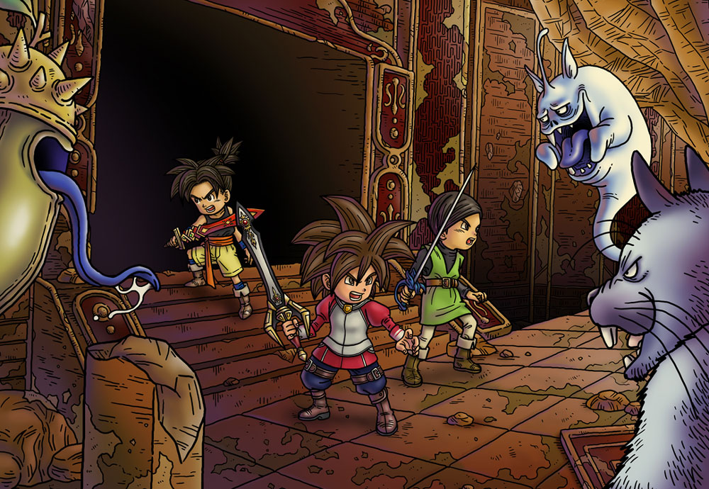 Promotional Illustration from Blue Dragon: Awakened Shadow