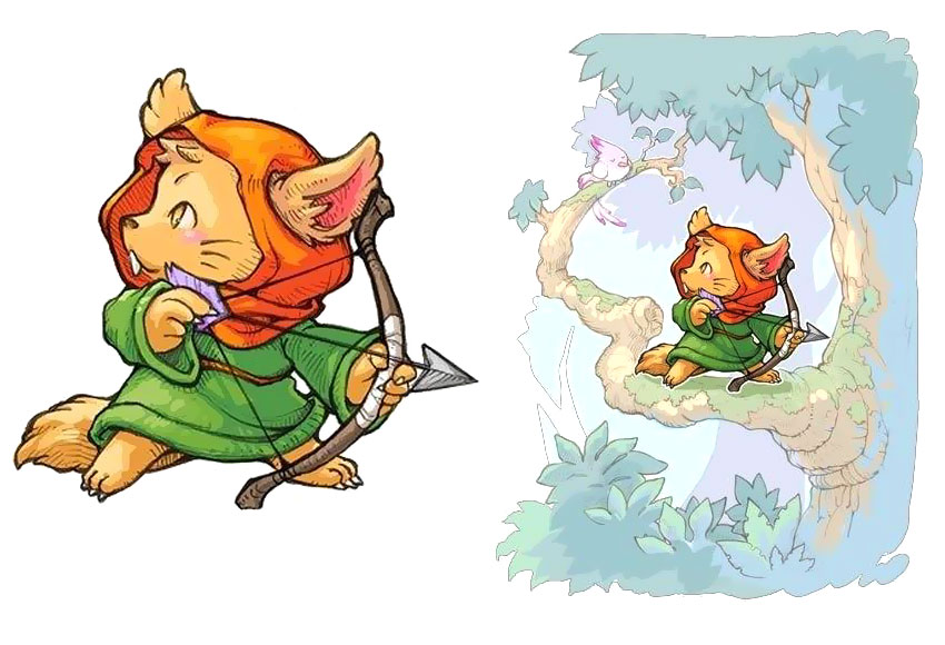 Chobin Hood Art from Children of Mana