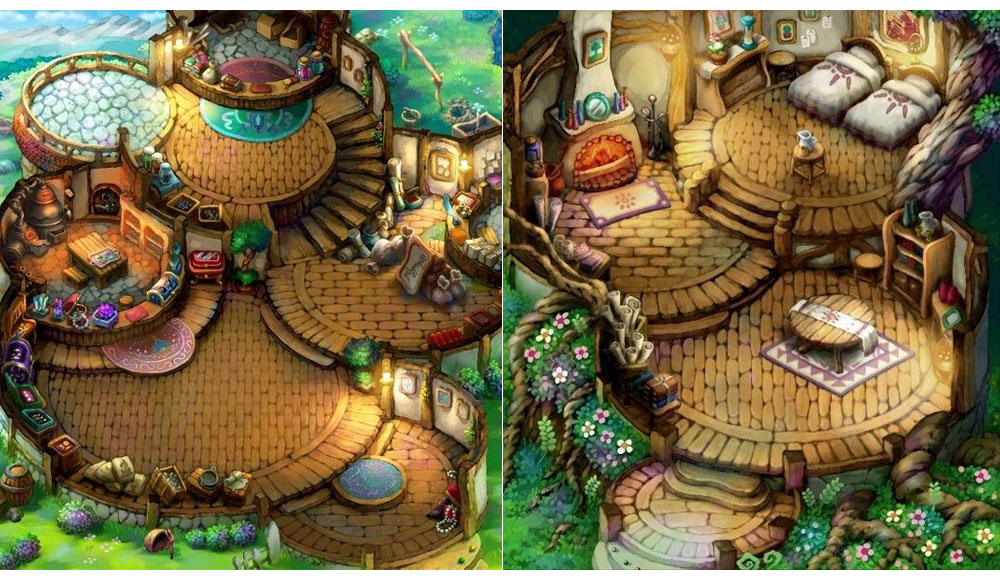 House Interiors Art from Children of Mana