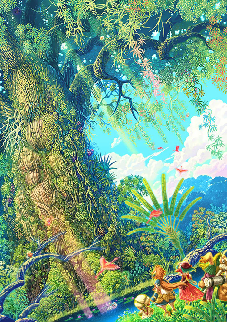 Mana Tree Art from Children of Mana