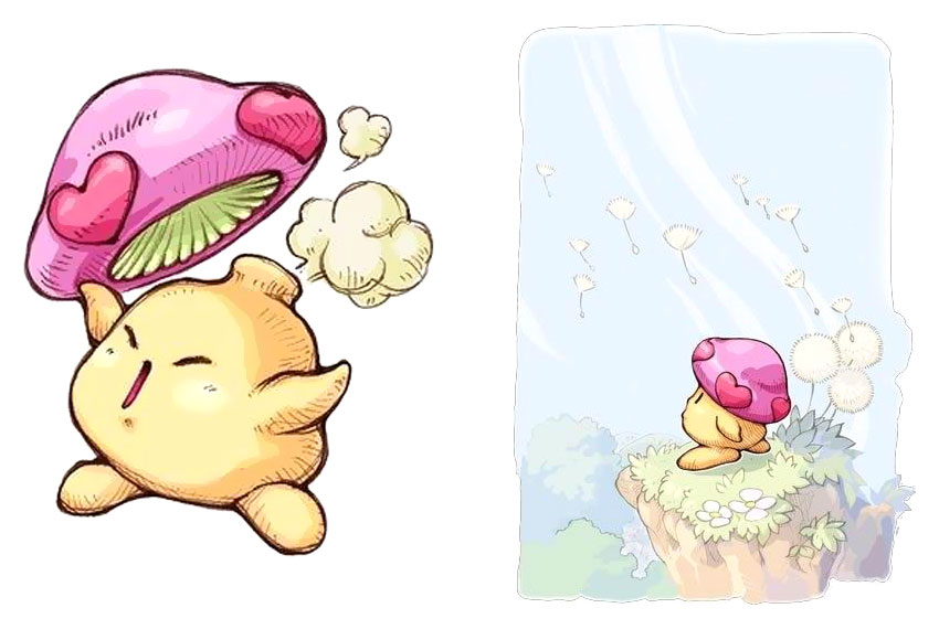 Mushboom Art from Children of Mana