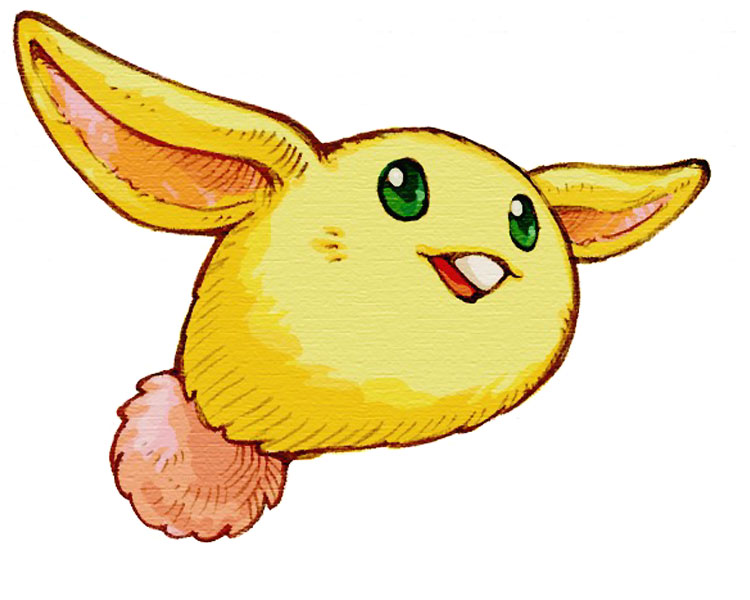 Rabite Art from Children of Mana