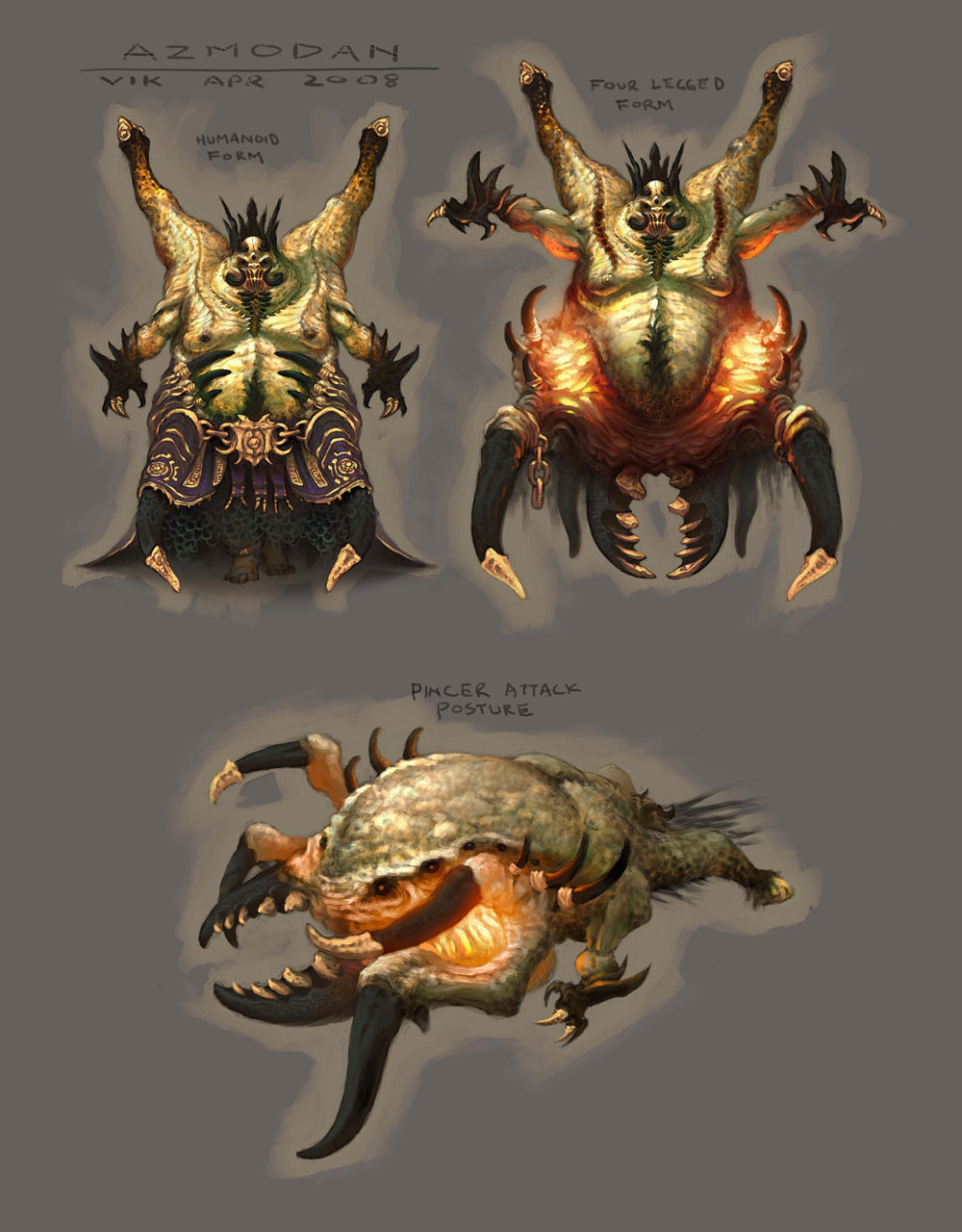 Azmodan Forms Art from Diablo III