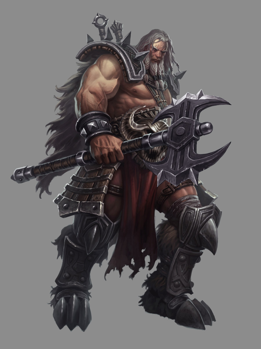 Barbarian Art from Diablo III