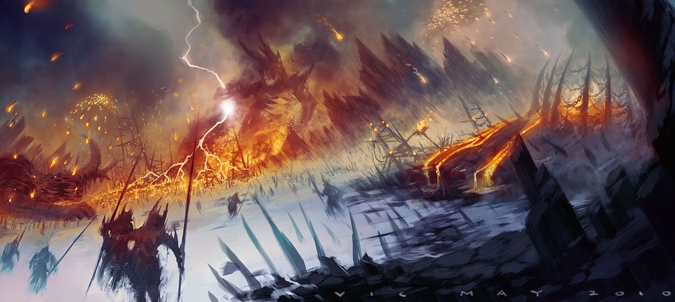 Battlefield Concept Art from Diablo III