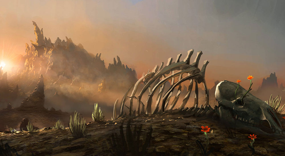 Caldeum Landscape Art from Diablo III