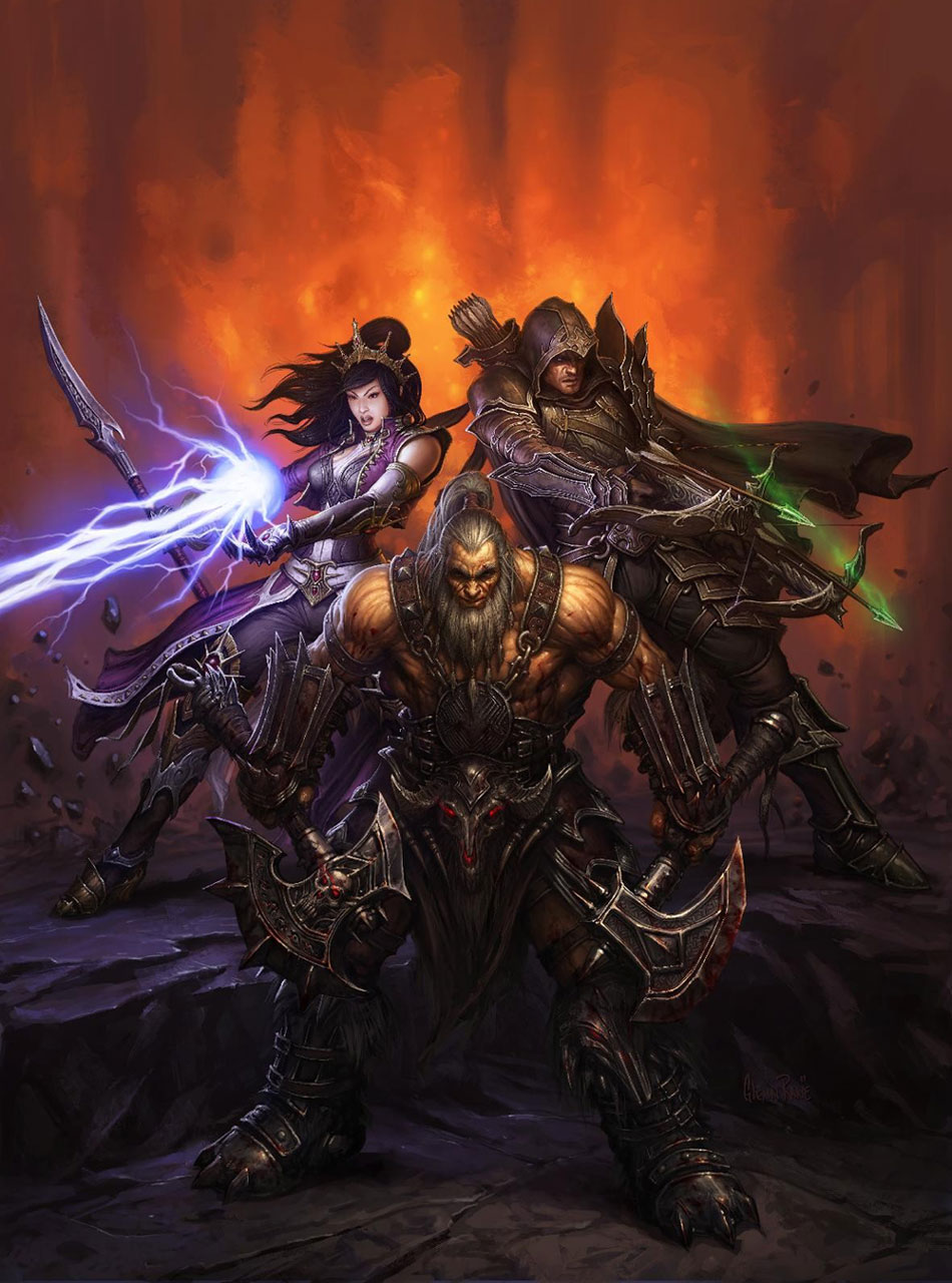 Characters Art from Diablo III