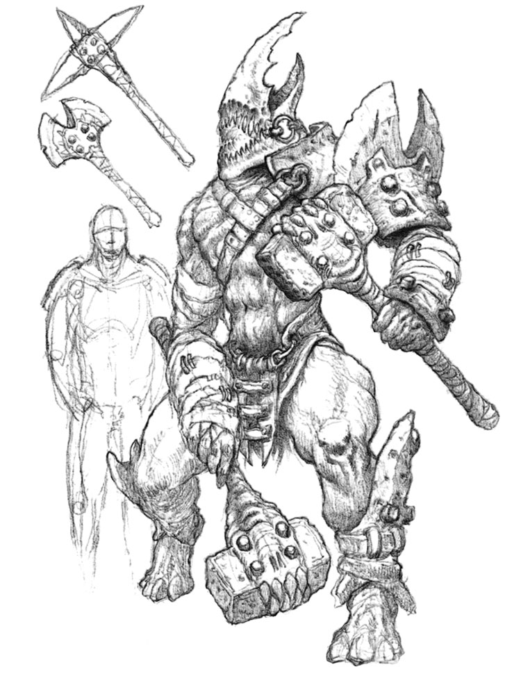 Crater Assault Troop Art from Diablo III