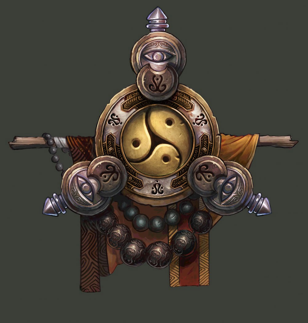 Monk Crest Art from Diablo III