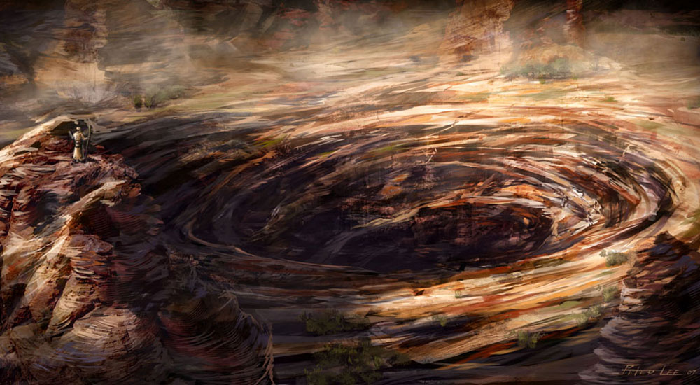 Desert Hole Art from Diablo III