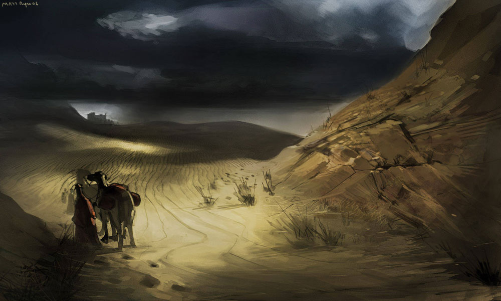 Desert Landscape Art from Diablo III