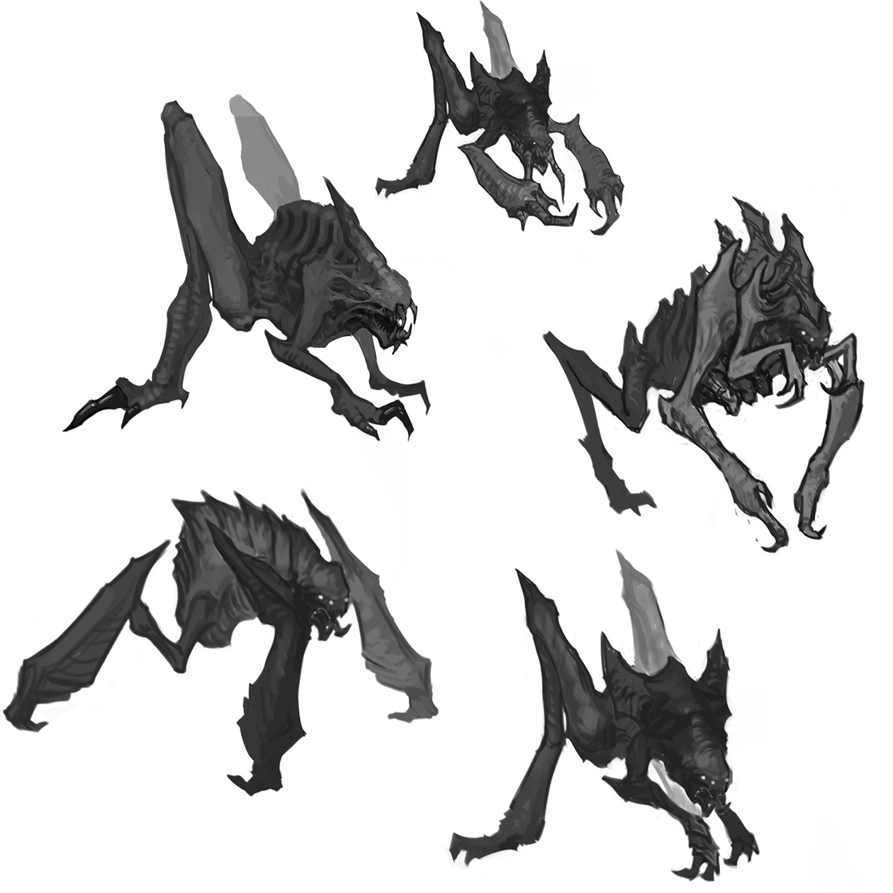 Leaper Sketches from Diablo III
