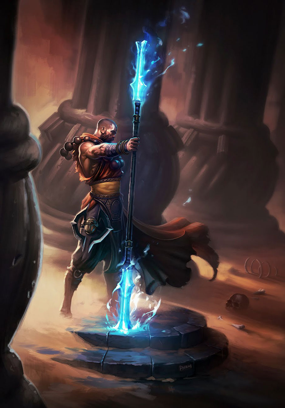 Monk Art from Diablo III