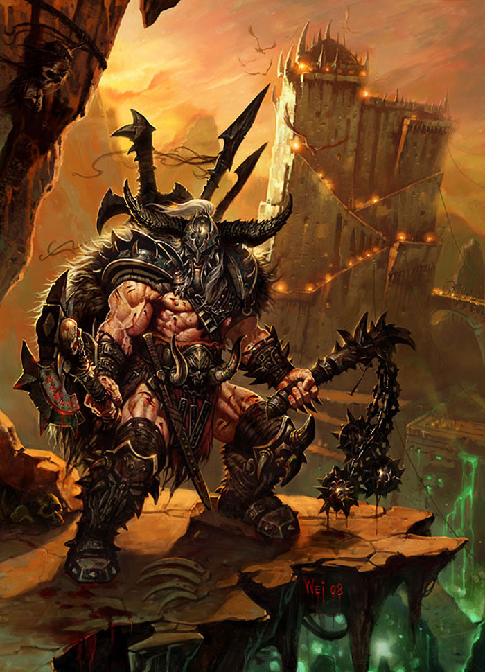 Barbarian Art from Diablo III