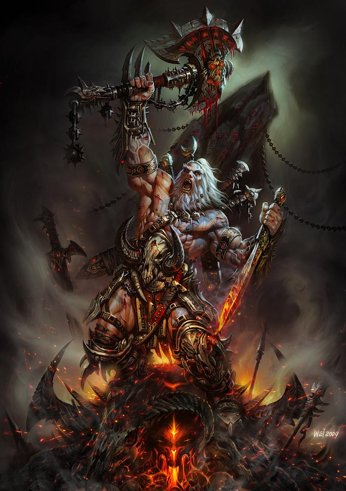 Barbarian Art from Diablo III