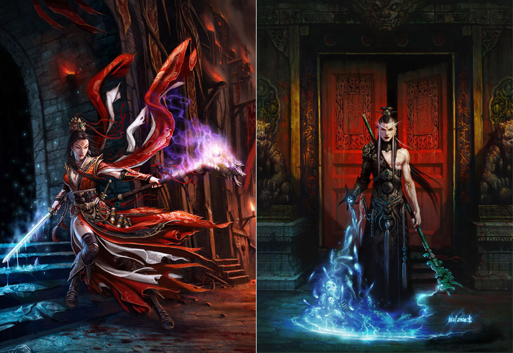 Wizard Art from Diablo III