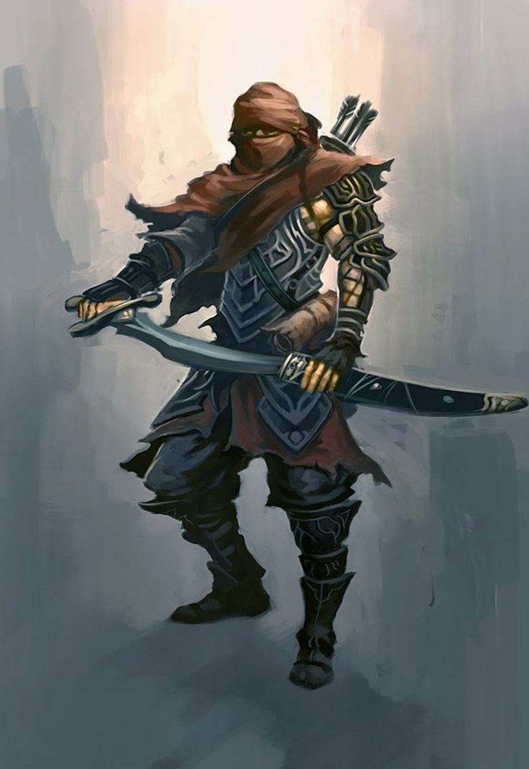 Ranger Concept Art from Diablo III
