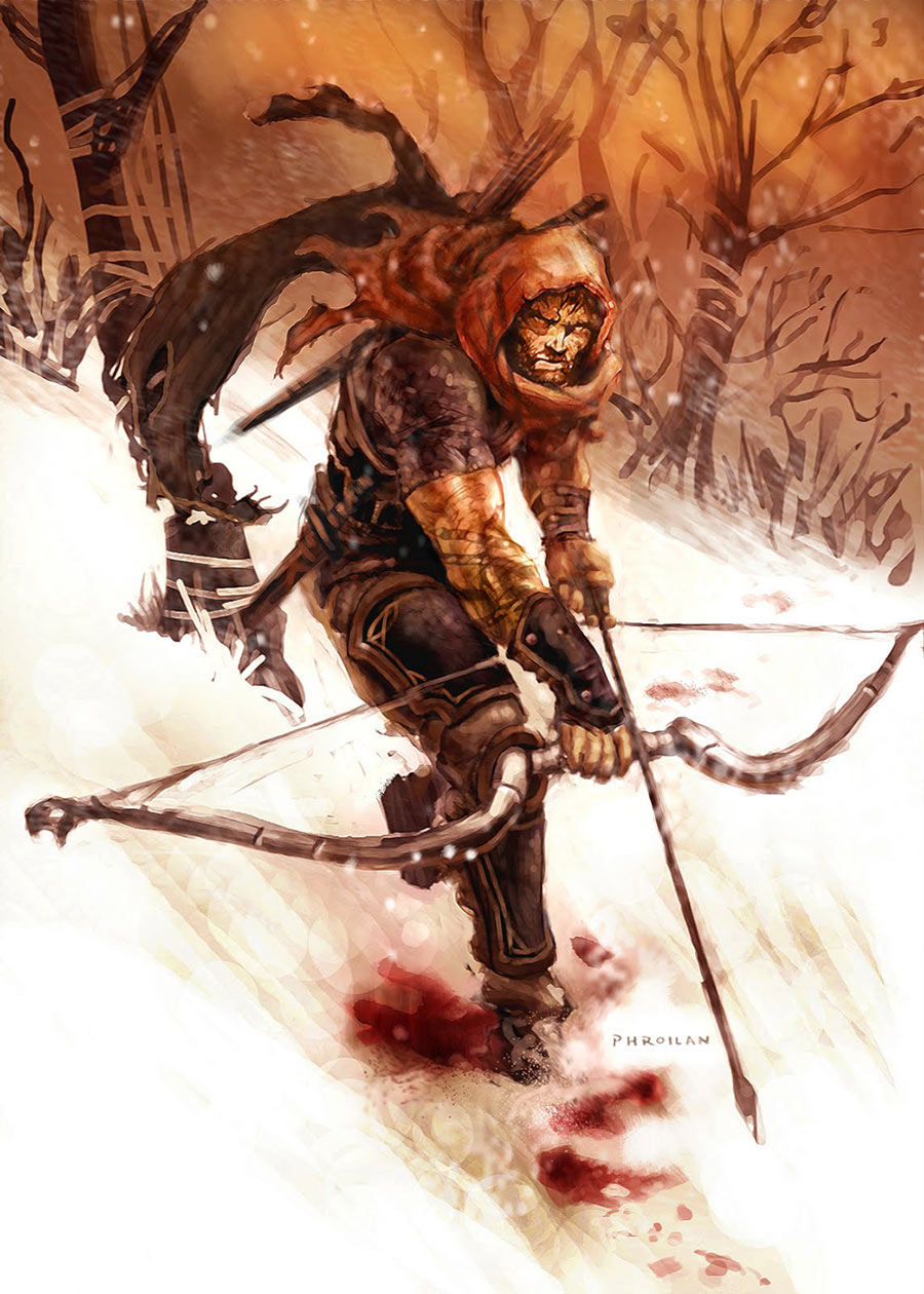 Ranger in Snow Art from Diablo III
