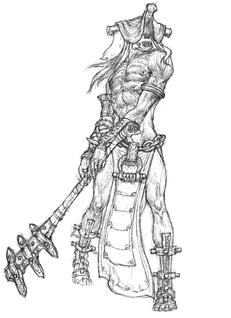 Triune Leader Death Guard Art from Diablo III