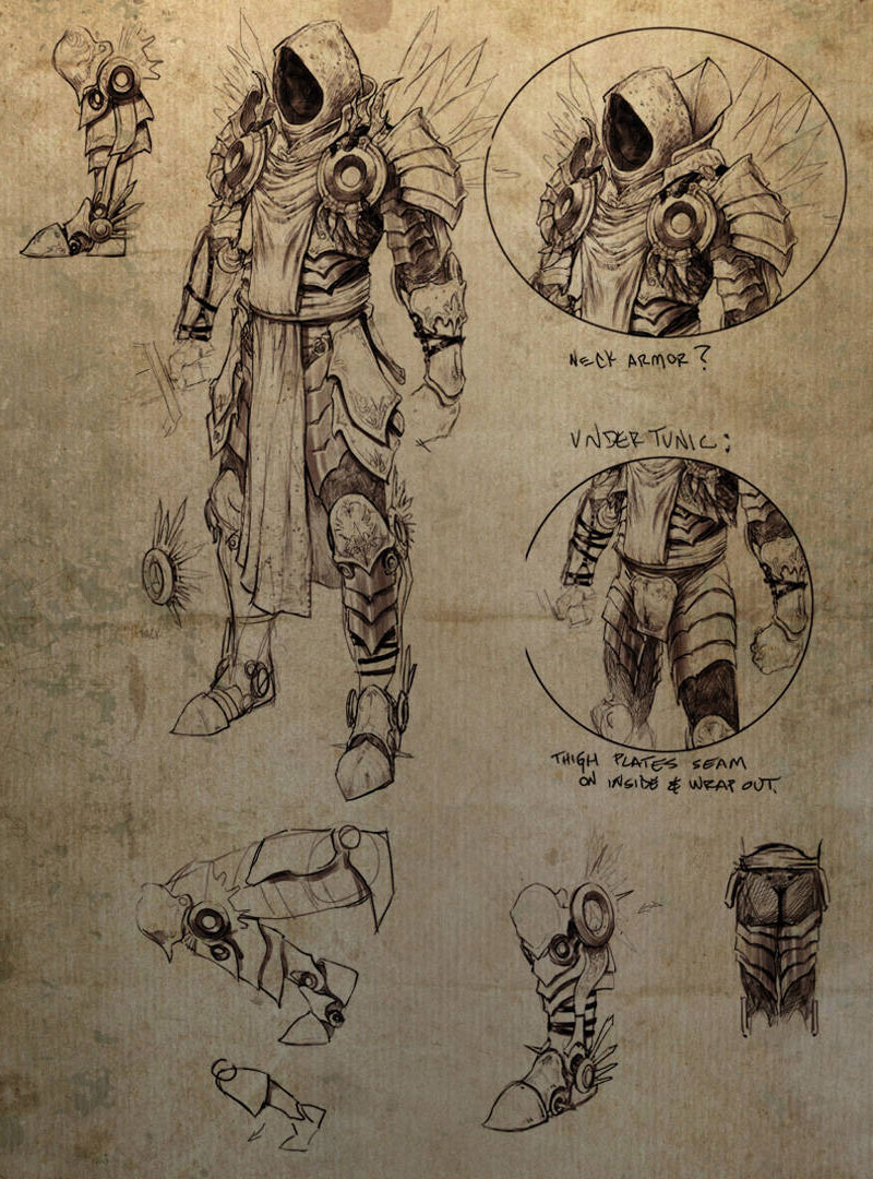 Tyrael - Armor Art from Diablo III