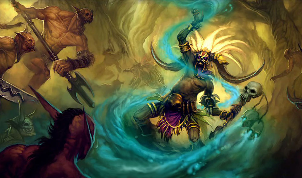 Witch Doctor Male Art from Diablo III