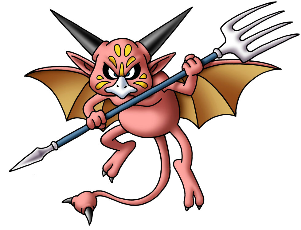 Babygoyle Art from Dragon Quest VI: Realms of Revelation