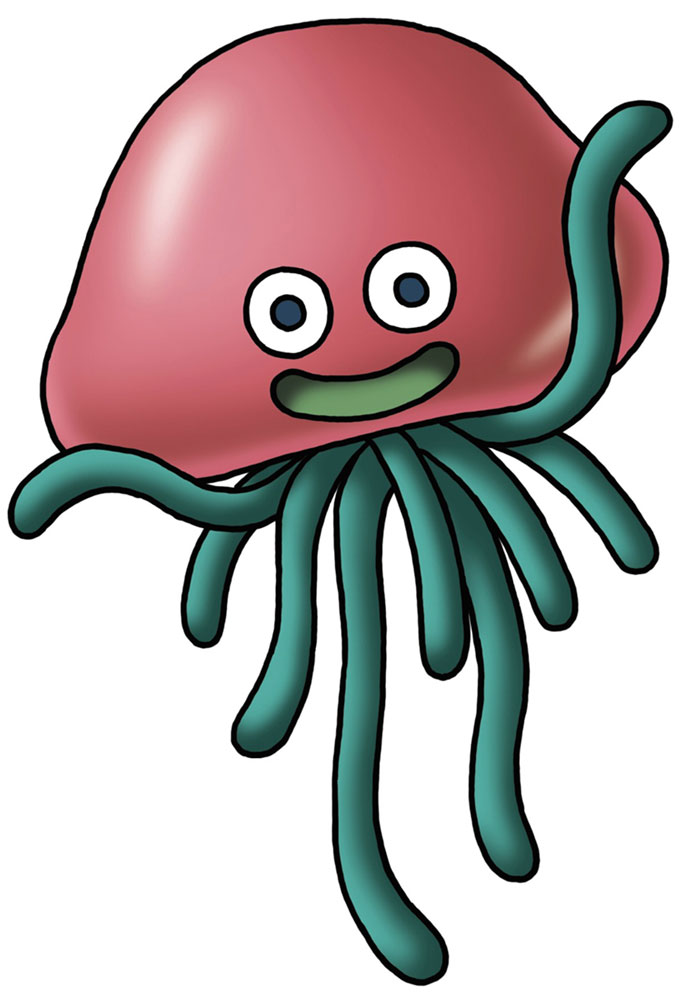 Cureslime Art from Dragon Quest VI: Realms of Revelation