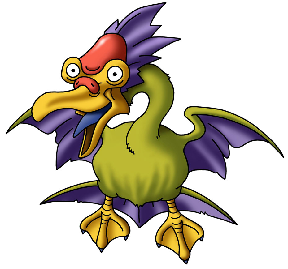 Deadly Dodo Art from Dragon Quest VI: Realms of Revelation