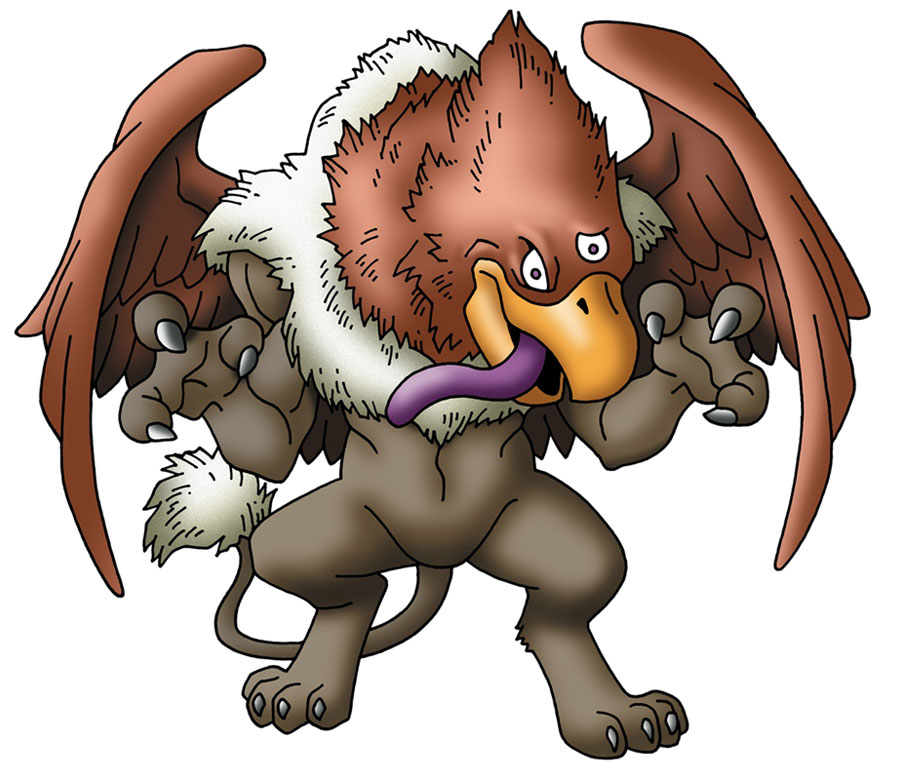 Gryphon Art from Dragon Quest VI: Realms of Revelation