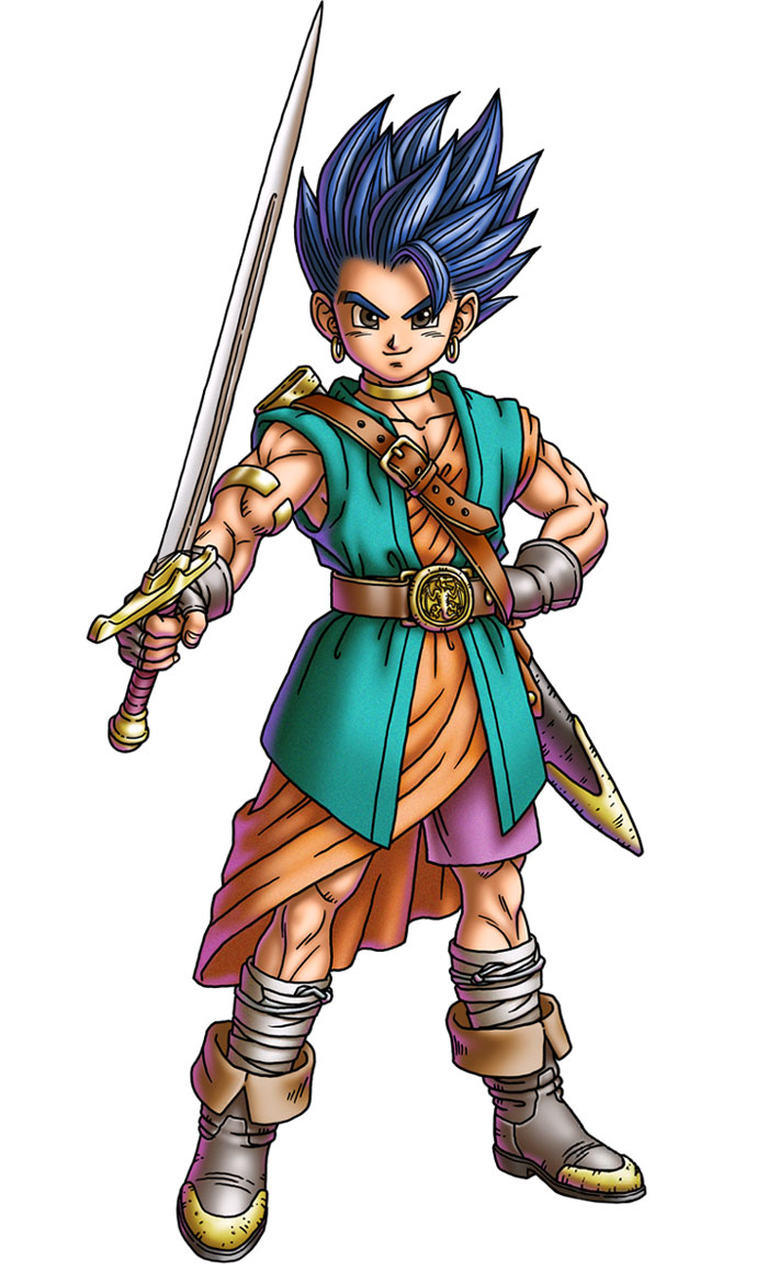 Hero Art from Dragon Quest VI: Realms of Revelation