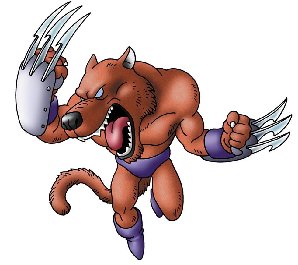 Jumping Jackal Art from Dragon Quest VI: Realms of Revelation