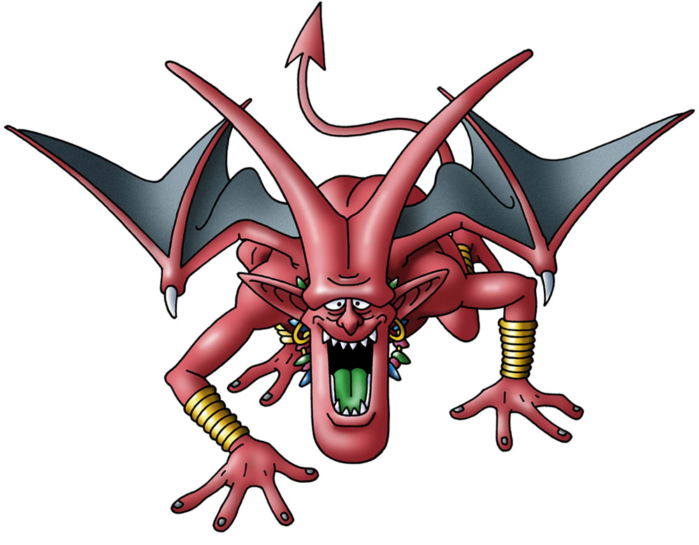 Lesser Demon Art from Dragon Quest VI: Realms of Revelation