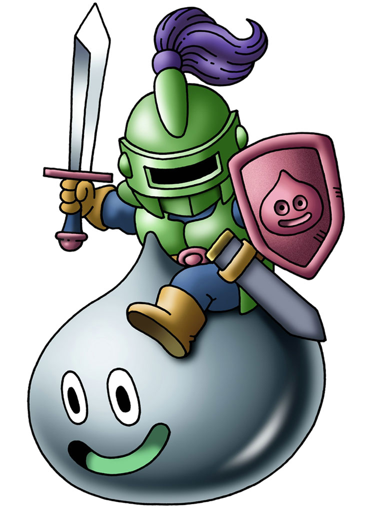 Metal Slime Knight Art from Dragon Quest VI: Realms of Revelation