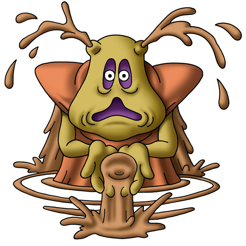 Mudslinger Art from Dragon Quest VI: Realms of Revelation