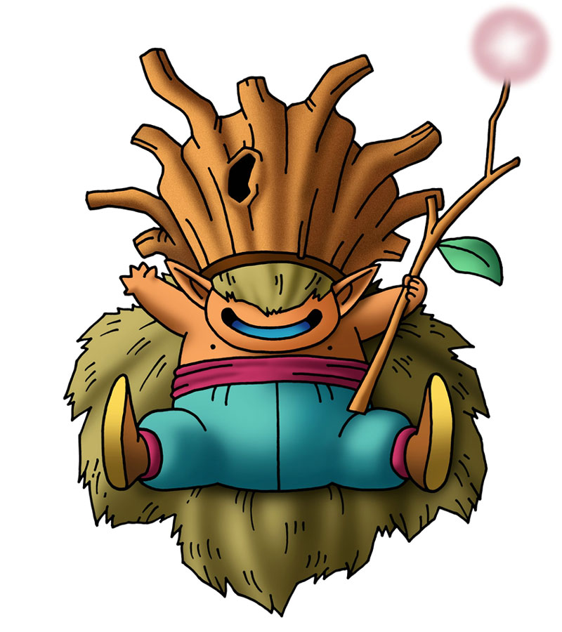 Stumpkin Art from Dragon Quest VI: Realms of Revelation