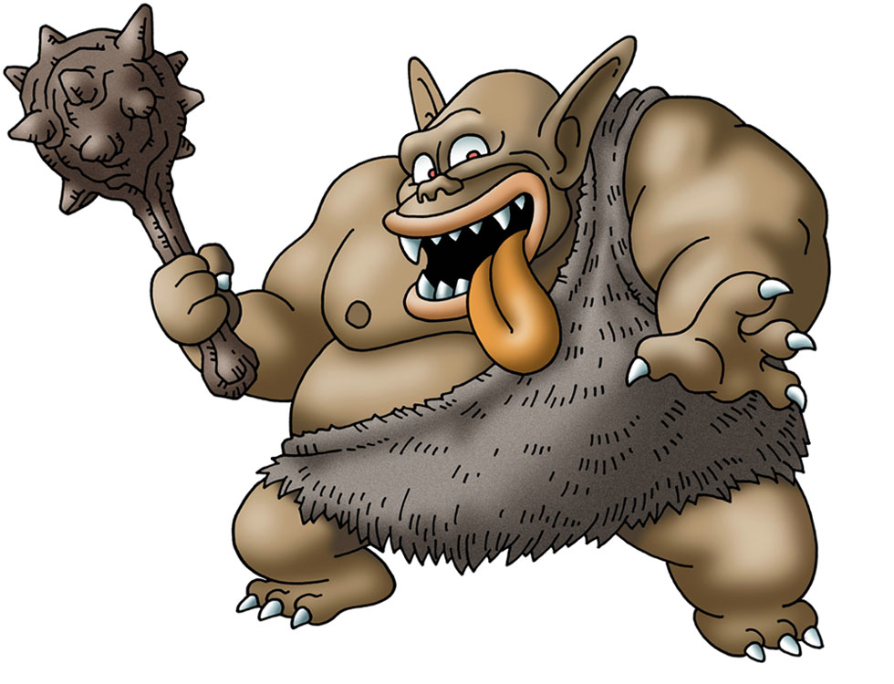 Troll Art from Dragon Quest VI: Realms of Revelation