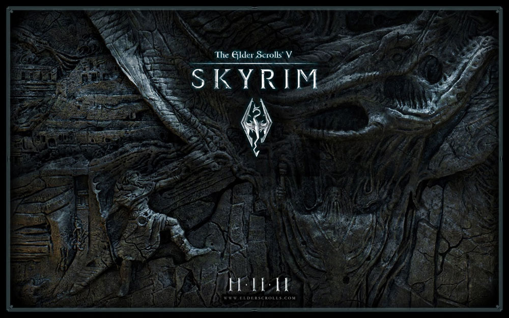 Logo Teaser Art from The Elder Scrolls V: Skyrim