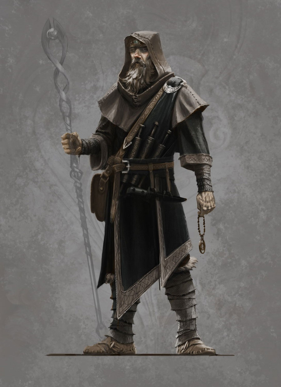 Mage Robe Art from The Elder Scrolls V: Skyrim
