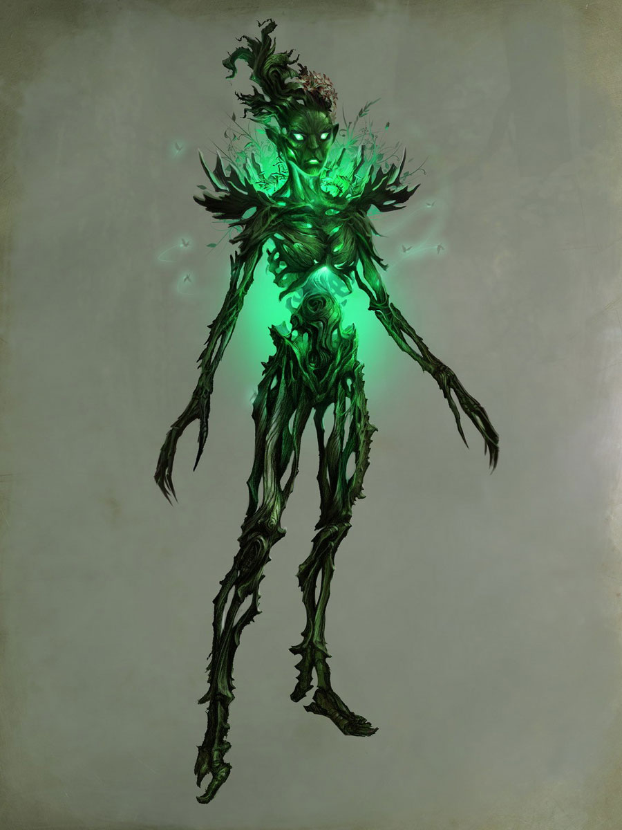 Spriggan Art from The Elder Scrolls V: Skyrim