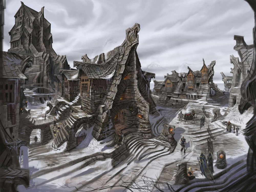 Windhelm Street Art from The Elder Scrolls V: Skyrim