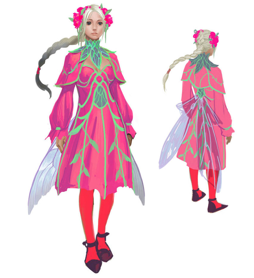 Ellen, Faery Cloak Art from Folklore