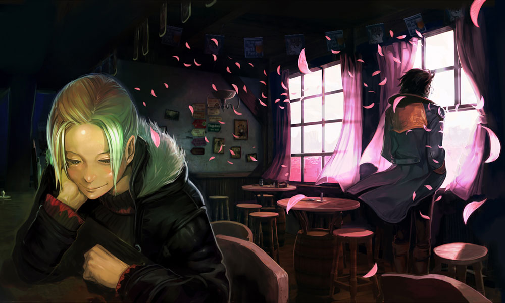 Ellen & Keats Illustration from Folklore