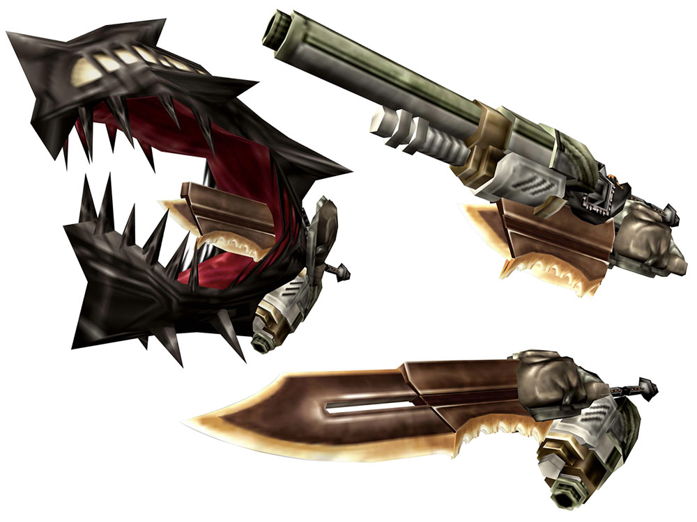 God Arc Weapons Art from Gods Eater Burst