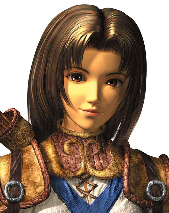 Shana Portrait Art from The Legend of Dragoon