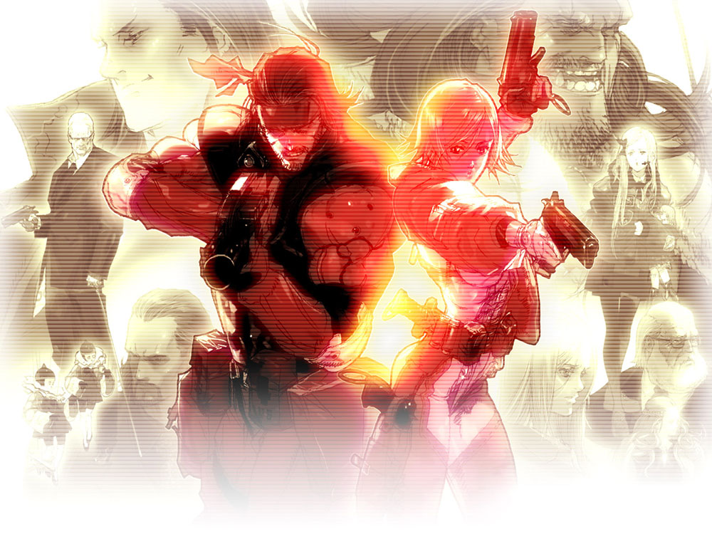 Character Art from Metal Gear Ac!d