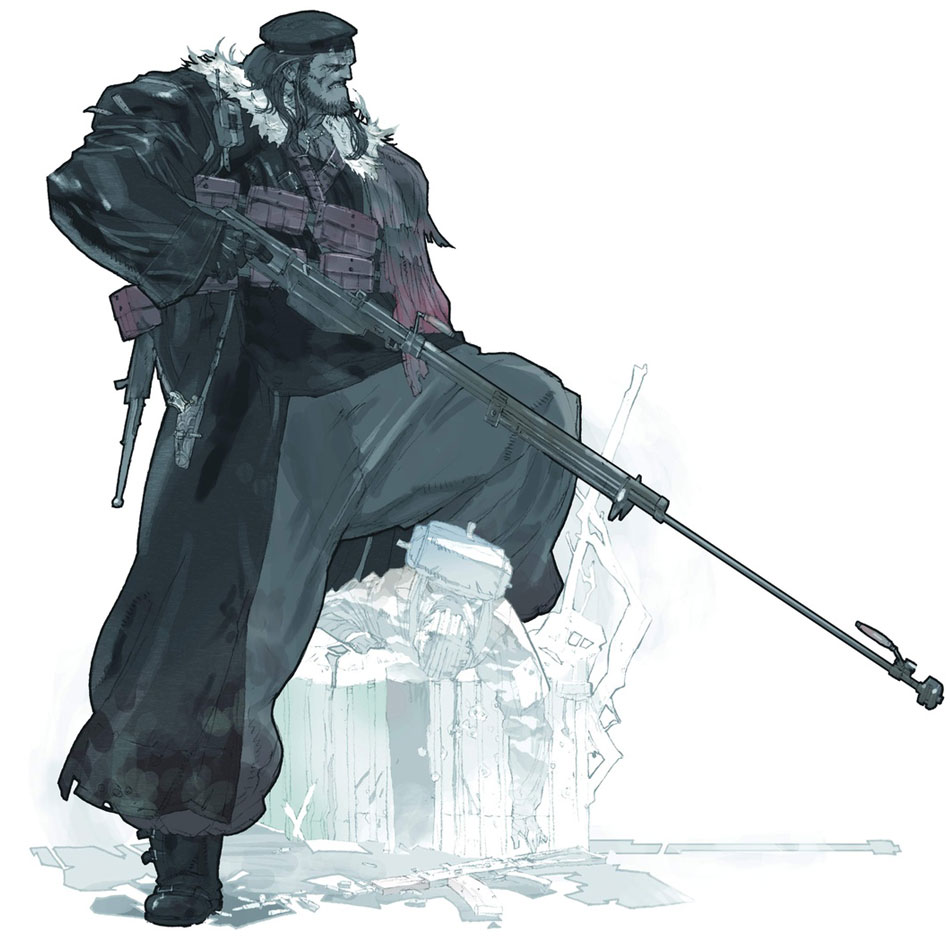 Lt. Leone Art from Metal Gear Ac!d