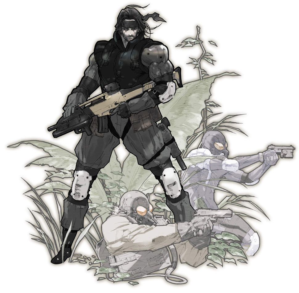 Solid Snake Art from Metal Gear Ac!d