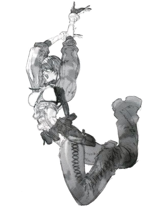 Teliko Sketch from Metal Gear Ac!d