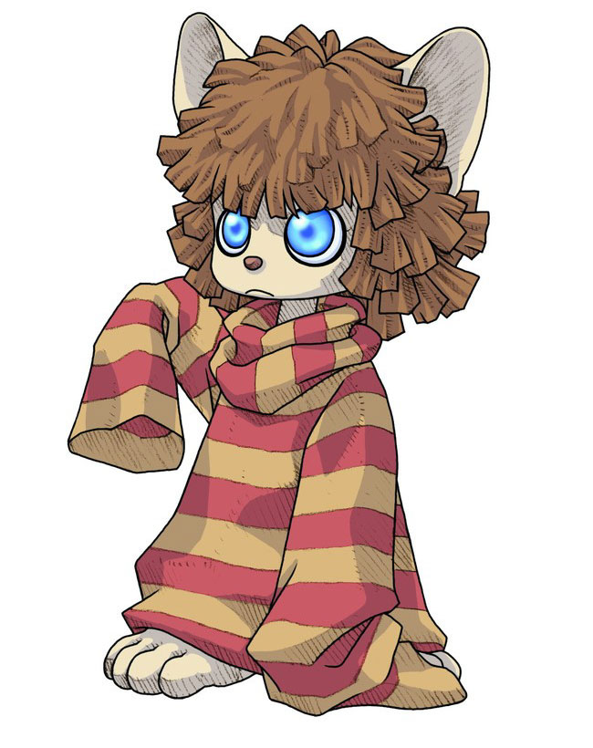 Cat NPC Art from Magical Starsign